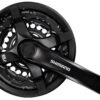 Shimano Tourney TY-501 24-34-42 Zähne FC-TY501 7/8-fach -Bieg Shimano Kurbelsatz Tretlagergarnitur schwarz 42 34 24 E FCTY501C244CLB