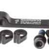 Shimano Adapter VR Postmount Bremse Auf IS-2000 Befestigung Mit 180mm Scheibe SM-MA-F180P/S -Bieg Shimano Scheibenbremsadapter vorne IS 2000 Postmount 180mm I SMMAF180PSA