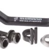 Shimano Adapter VR Postmount Bremse Auf Postmount Befestigung Mit 180mm Scheibe SM-MA-F180P/P 2 Shimano Adapter VR Postmount Bremse Auf Postmount Befestigung Mit 180mm Scheibe SM-MA-F180P/P -Bieg Shimano Scheibenbremsadapter vorne Postmount Postmount 180mm E SMMAF180PP2