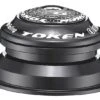 Token Press Fit Tapered 1 1/8" - 1.5" TK035A Mit Industrielagern Ø Unten 56mm -Bieg Steuersatz Token TK035A semi integriert tapered 56mm 44mm 40mm schwarz