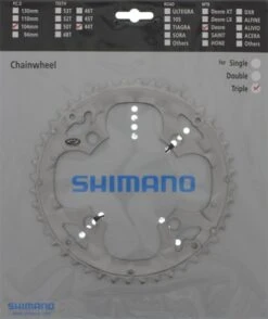 Shimano Deore Ab 2007 44 Zähne S-Type Für Schutzring Silber Y-1GX98040 Ausverk.- Ersatz:Y-1GX98060