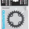 Shimano XT Ab 2011 4-Arm 10-fach 24 Zähne AE-Type Alu Schwarz Y-1LW24000 -Bieg Y 1LW24000